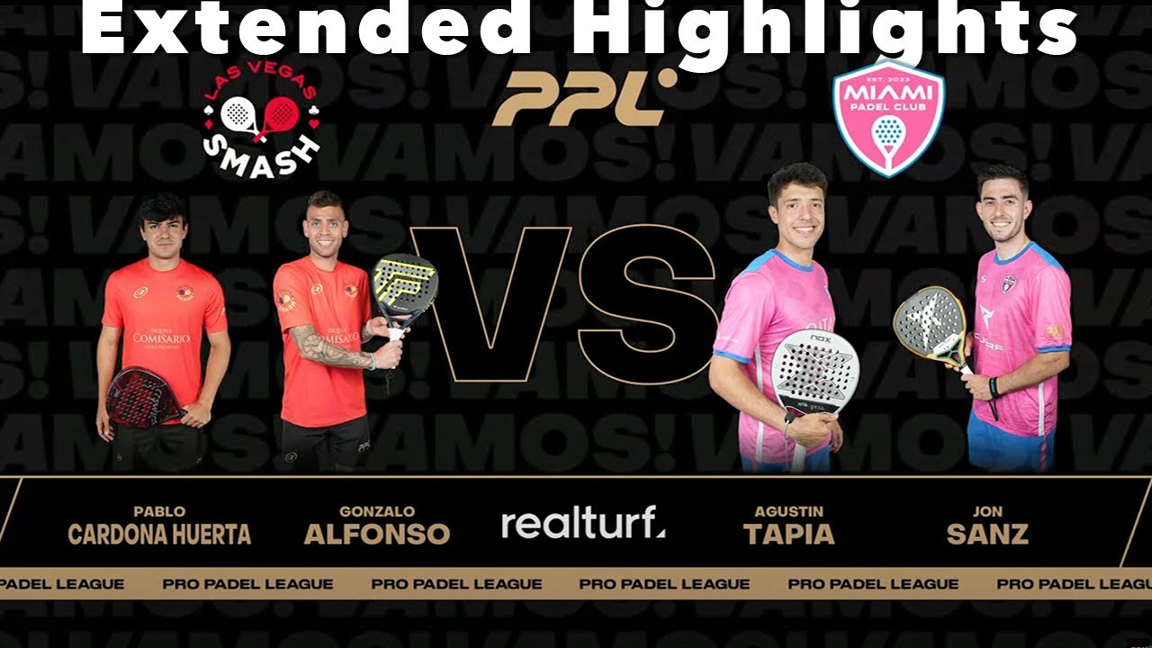 🇪🇸 FINAL Cardona | Alfonso vs Tapia | Sanz PRO PADEL LEAGUE MIAMI #1 EXTENDED HIGHLIGHTS