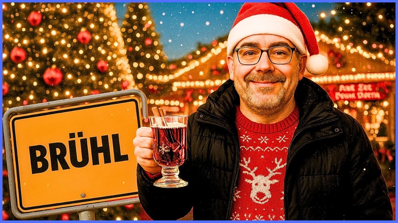 Weihnachtsmarkt Köln 2025 – IRL LIVE Rundgang in Brühl | Christmas Market Germany