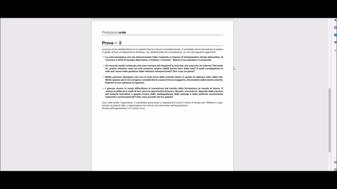 CILS C2 | giugno 2013 | Prova Orale
