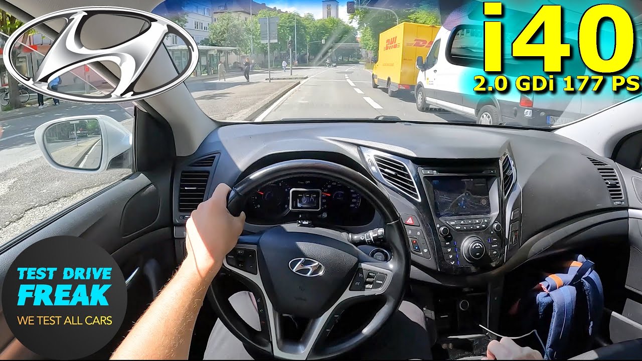2012 Hyundai i40 Combi 2.0 GDI Manual 177 PS CITY POV DRIVE