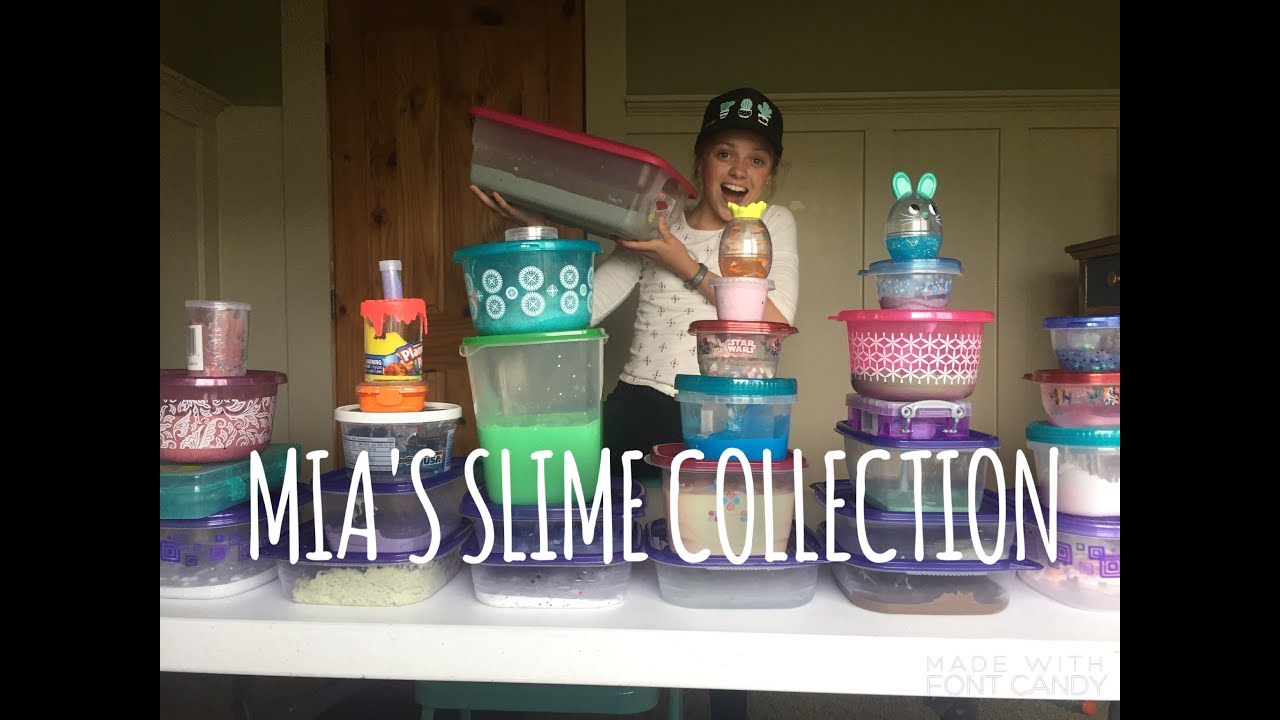MIA'S SLIME COLLECTION!!💗