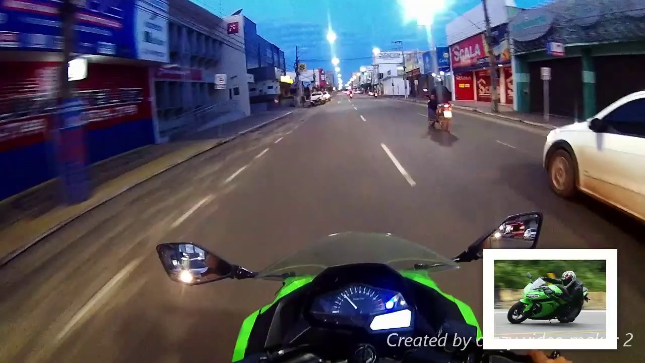 kawasaki Ninja 300 Suave na Nave