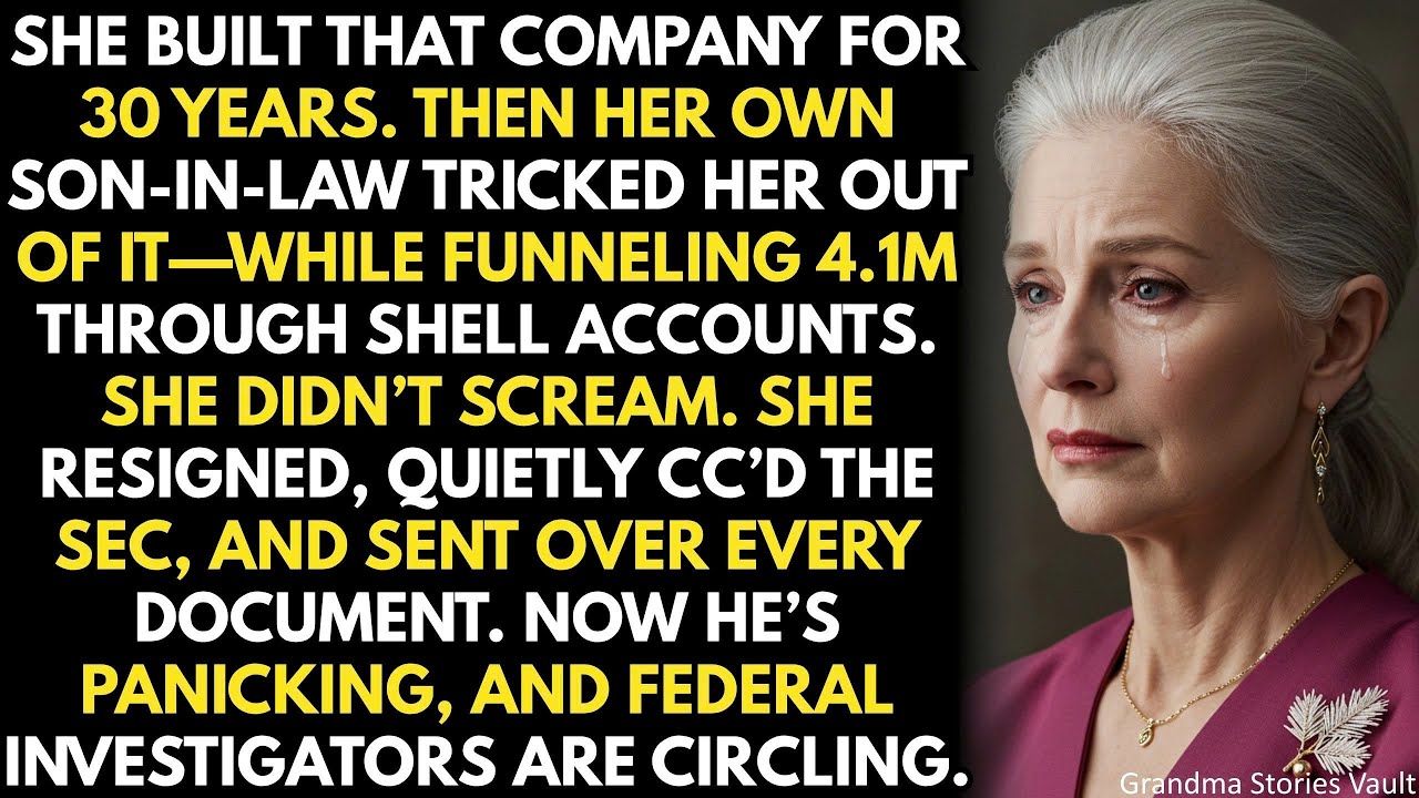 Resigned After 30 Years & Exposed Him: SEC Now Eyeing $4.1M Fraud Orchestrated by My Son-in-law...
