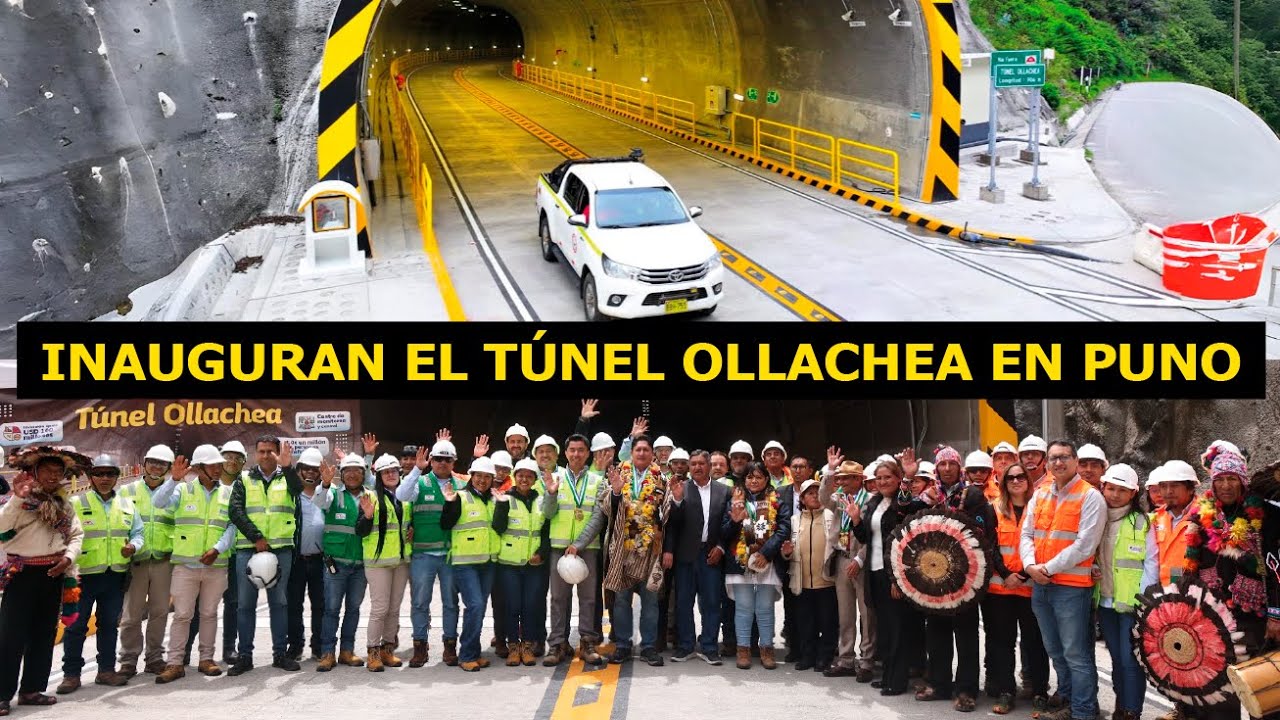 Inauguran el Túnel Ollachea en puno