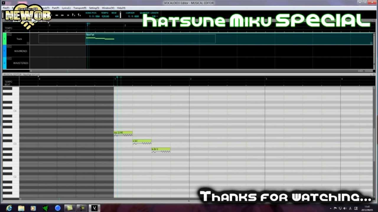 Vocaloid 3 - Unboxing editor, VY1v3 and data series vol.1