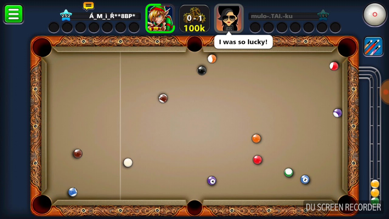 INDIRECT GAME PLAY..../ 8BALL POOL