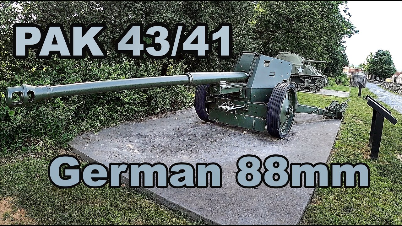 German 88mm PAK 43/41 Anti-Tank Gun | at Army Heritage and Education Center in Carlisle, Pa.
