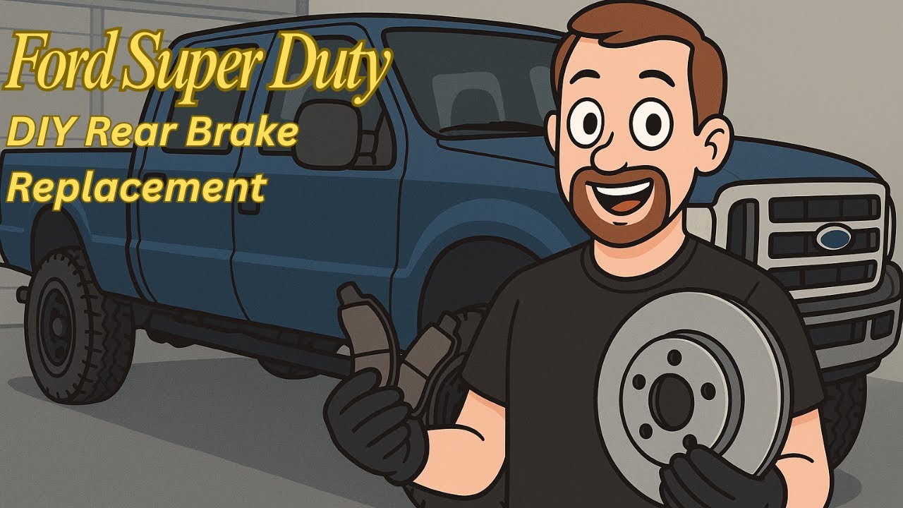 Задние тормоза Ford Super Duty своими руками | Пошаговая замена колодок и ротора 1999-2004