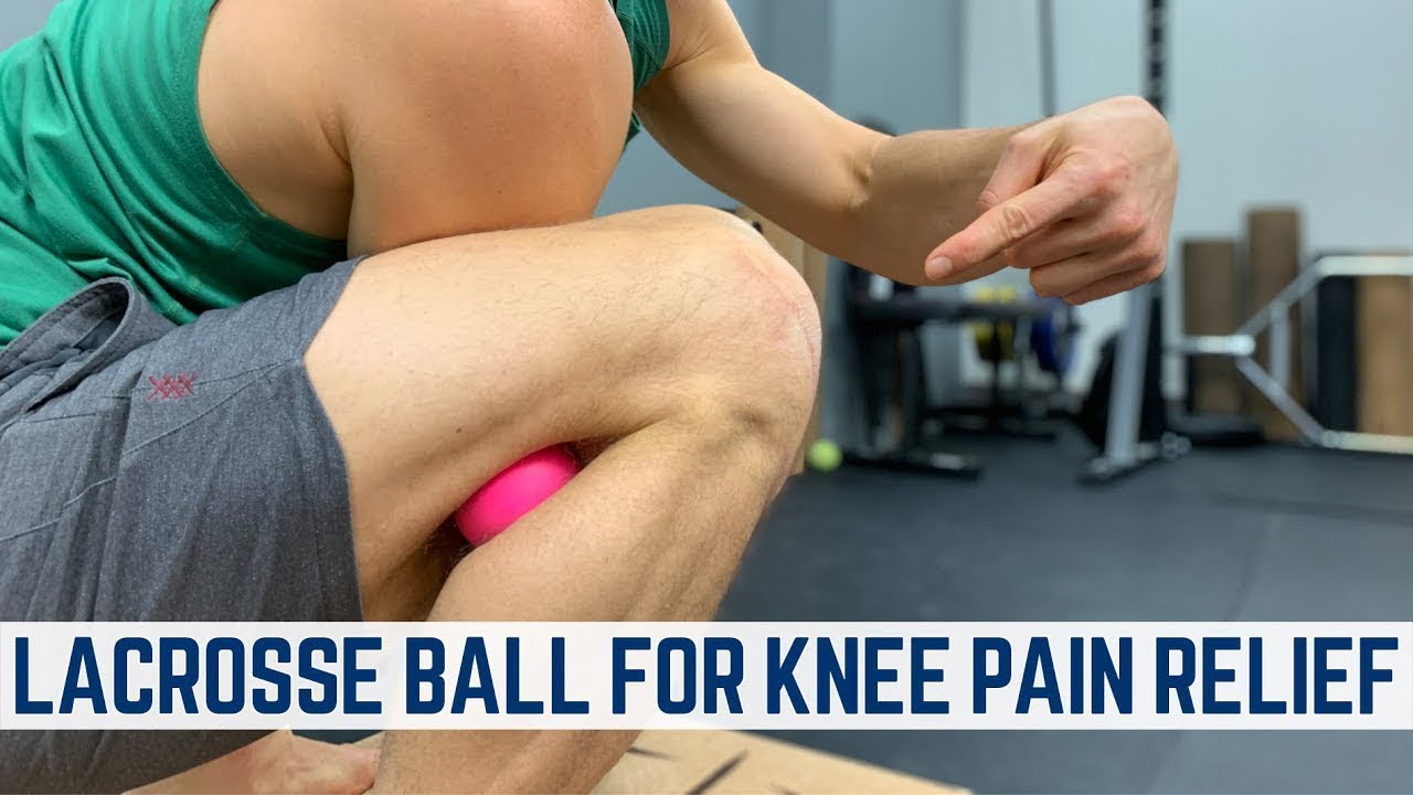 Lacrosse Ball for Knee Pain Relief - Self Myofascial Release