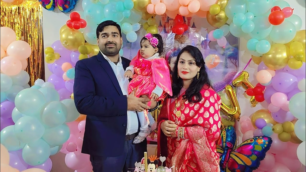 Bhargavi 1st birthday celebration 🎉🎂🎈🎇💐🥳