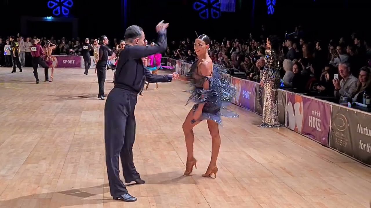 Dorin Frecautanu - Marina Sergeeva | Dutch Open Professional Latin Assen 2024 | Cha-cha-cha
