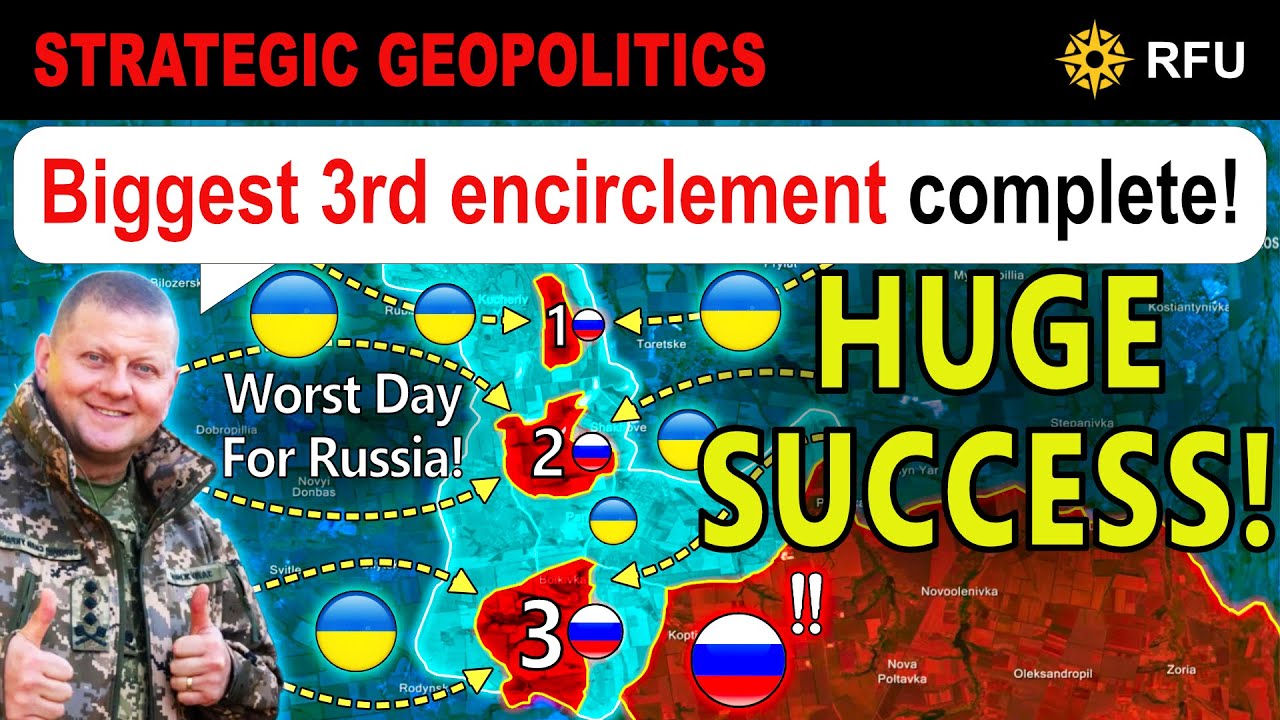 Biggest Encirclement: 1,300 Russians Killed, 330 km&sup2; Liberated! | RFU News