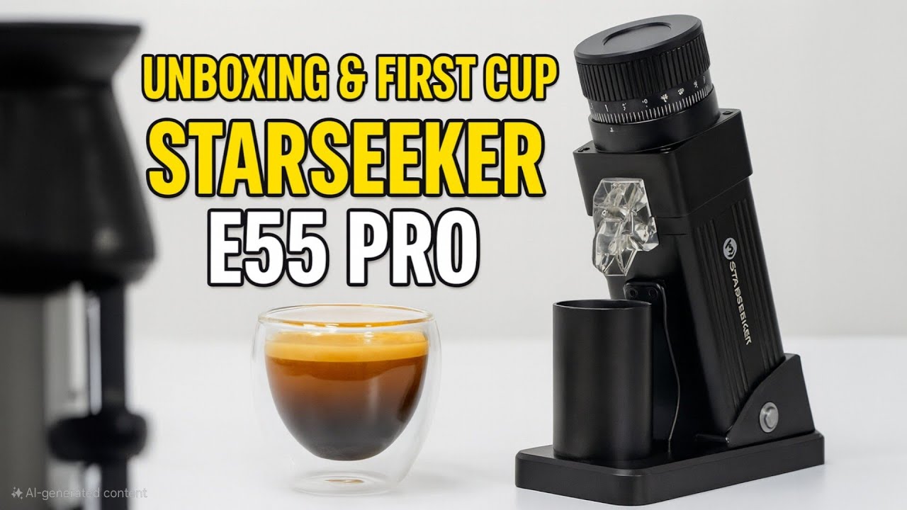 Starseeker E55 Pro Grinder | Unboxing, First Impressions & First Cup