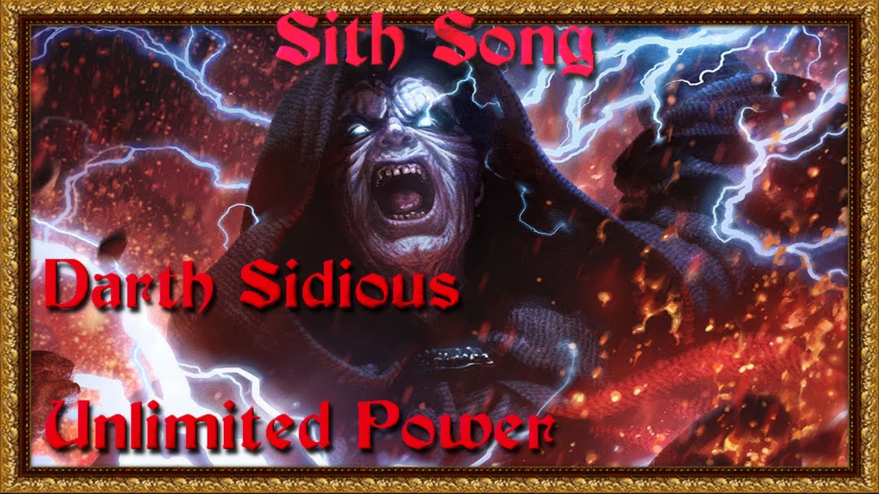 Unlimited Power: Darth Sidious - AI Star Wars Sith Song