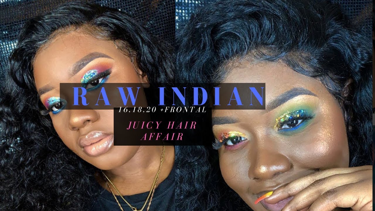 JHA RAW INDIAN HAIR| CURLY HAIR | JUICY HAIR AFFAIR REVIEW| The softest hair ever