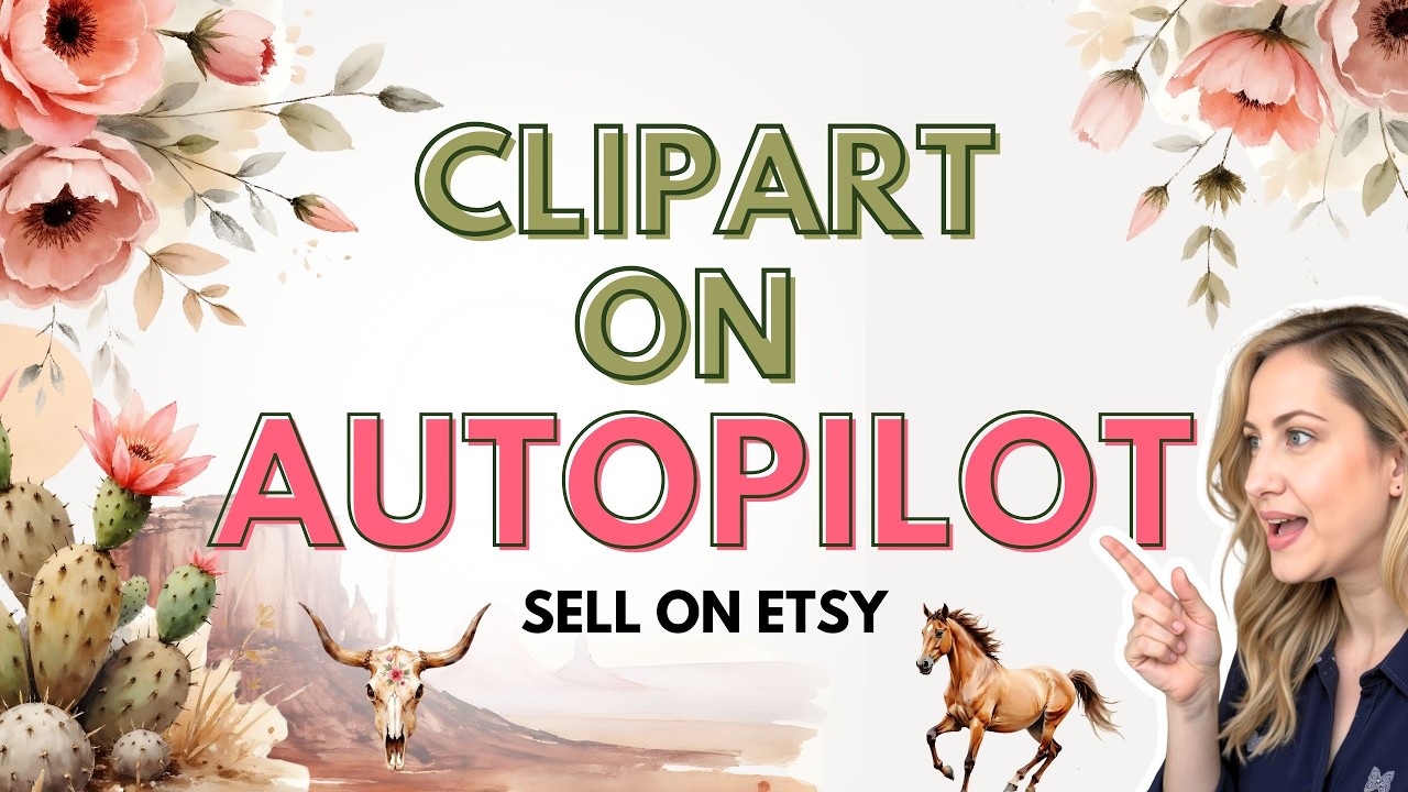 I Tested an AI Workflow for Creating Etsy Clipart