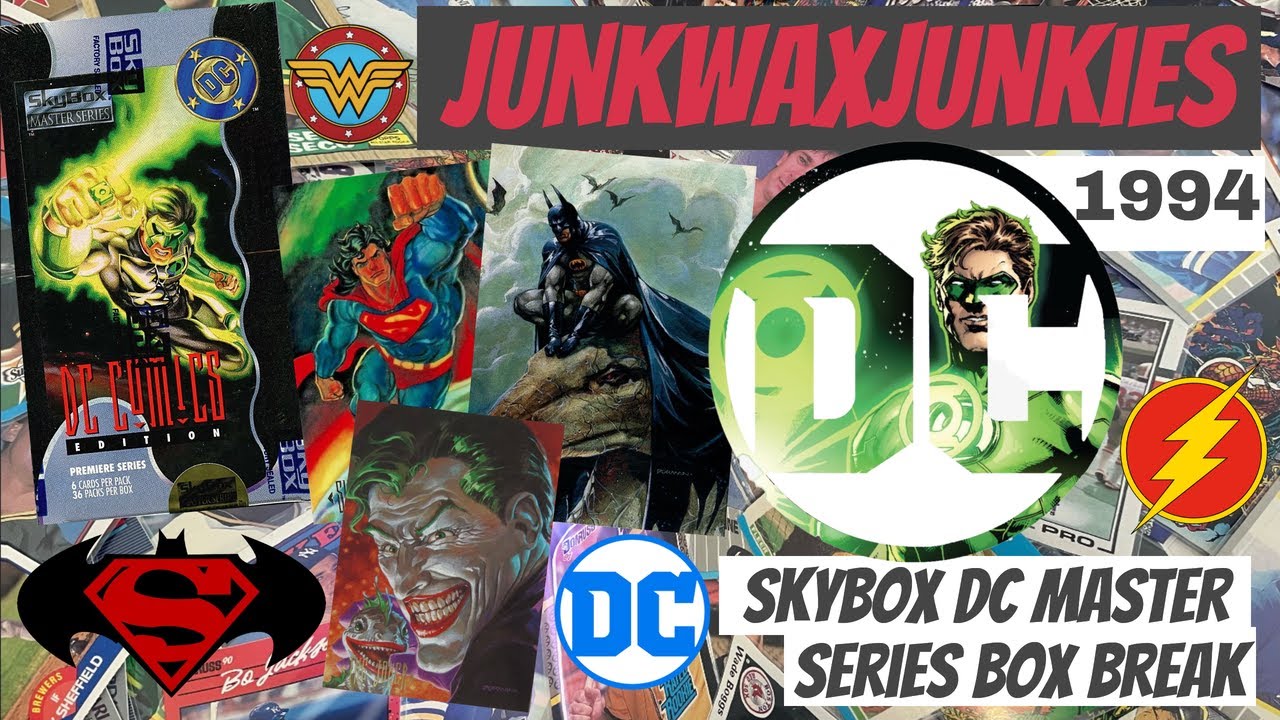 1994 Skybox Dc Comics Master Series: перерыв в продаже Бэтмен, Супермен и охота за редкими картами