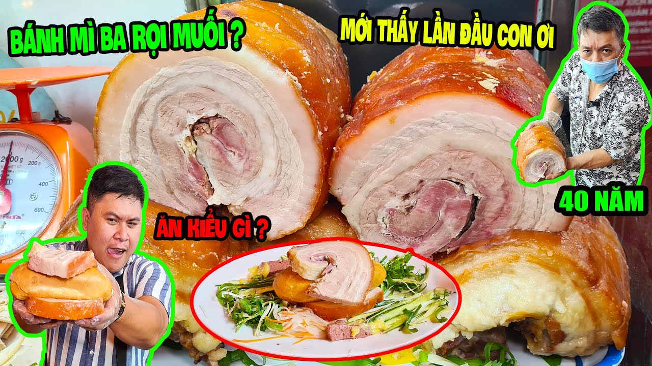 Đến BÁNH MÌ BA RỌI MUỐI 25K Việt Kiều Lộc Ăn 2 Miếng Ba Rọi 600G Kẹp Bánh Mì Kiểu Độc Nhất Sài Gòn.