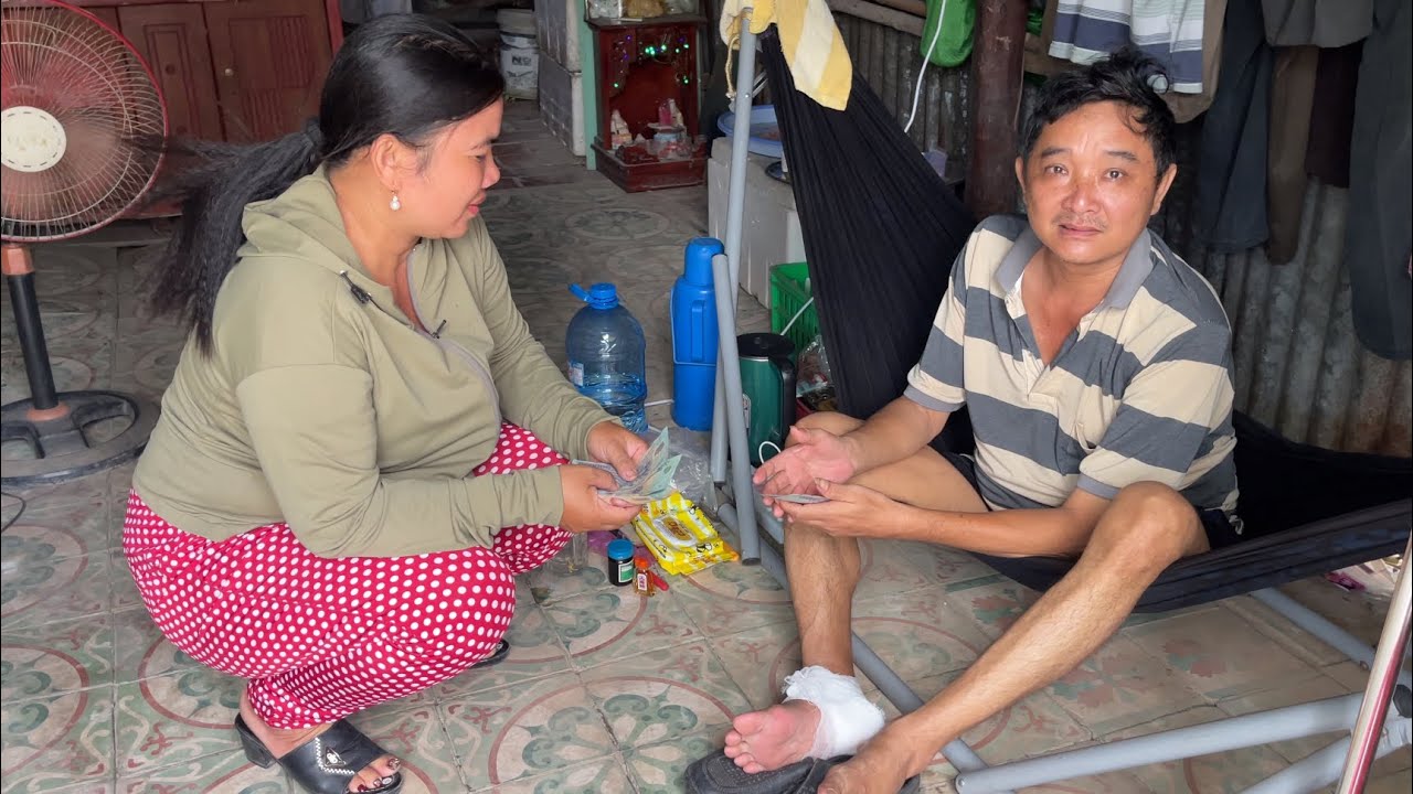 Nhận Được Tấm Lòng Từ Cô Lệ Gửi 200 Đô Hổ Trợ Anh Hải Chữa Trị Chân / NCMT 342