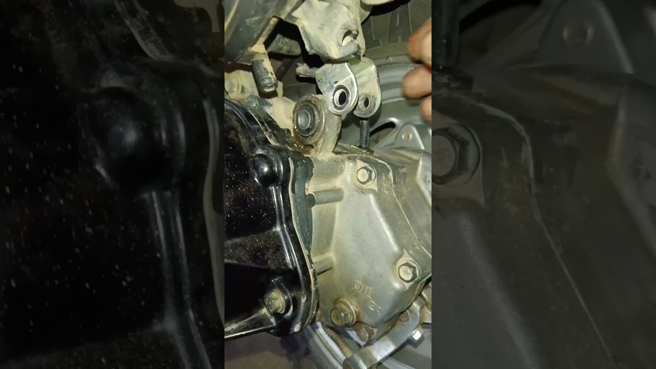 Scooty rear shocker bush replacement #video