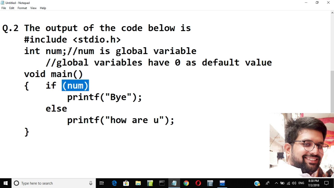 if else | Technical interview questions in c