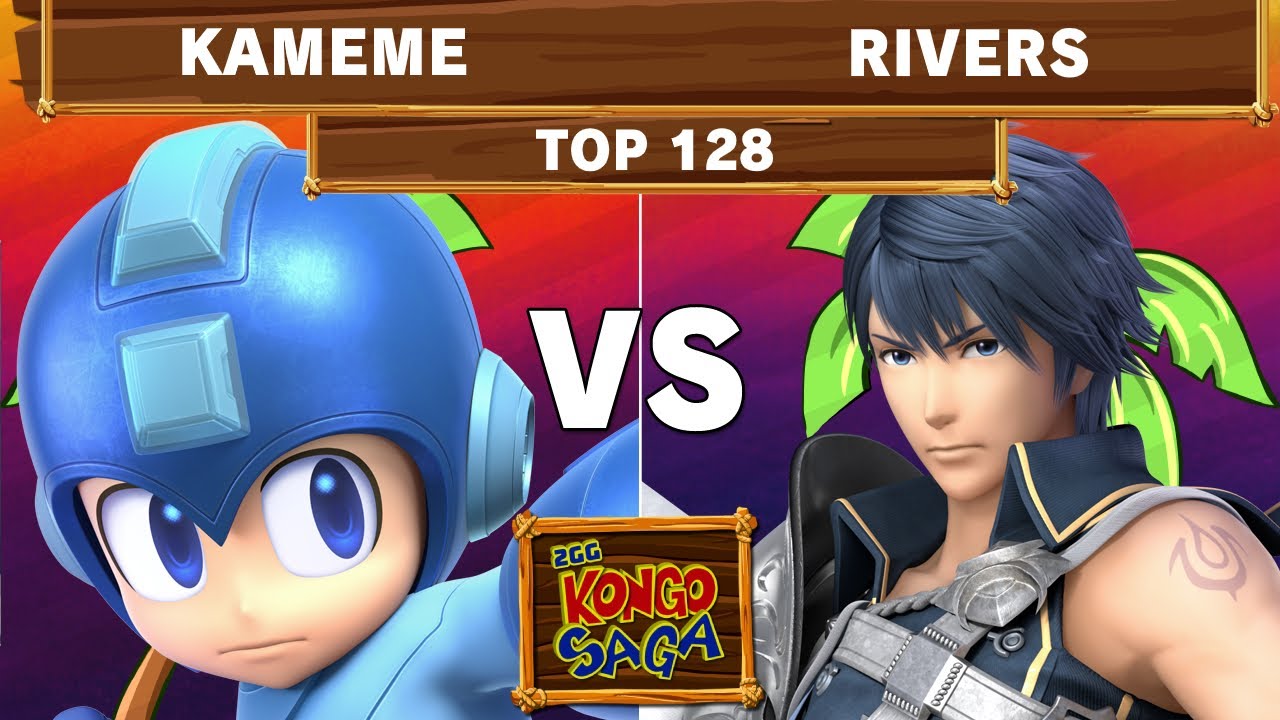 2GG Kongo Saga - R2G | Kameme (Mega Man) VS Rivers (Chrom) Top 128 - Smash Ultimate