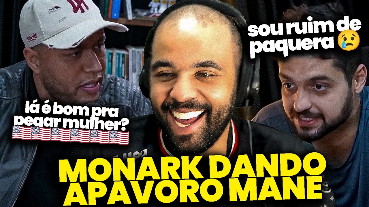 vinicin TILTA com MONARK falando dos EUA no REDCAST