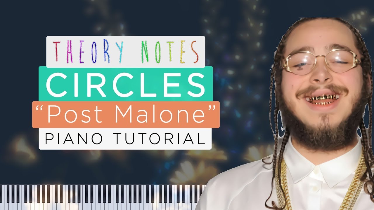 How to Play Post Malone - Circles | Theory Notes Piano Tutorial