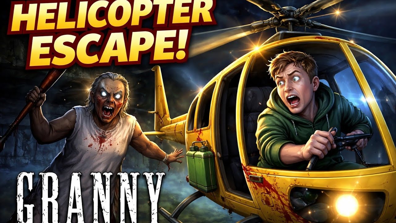 Helicopter escape in granny chapter 2