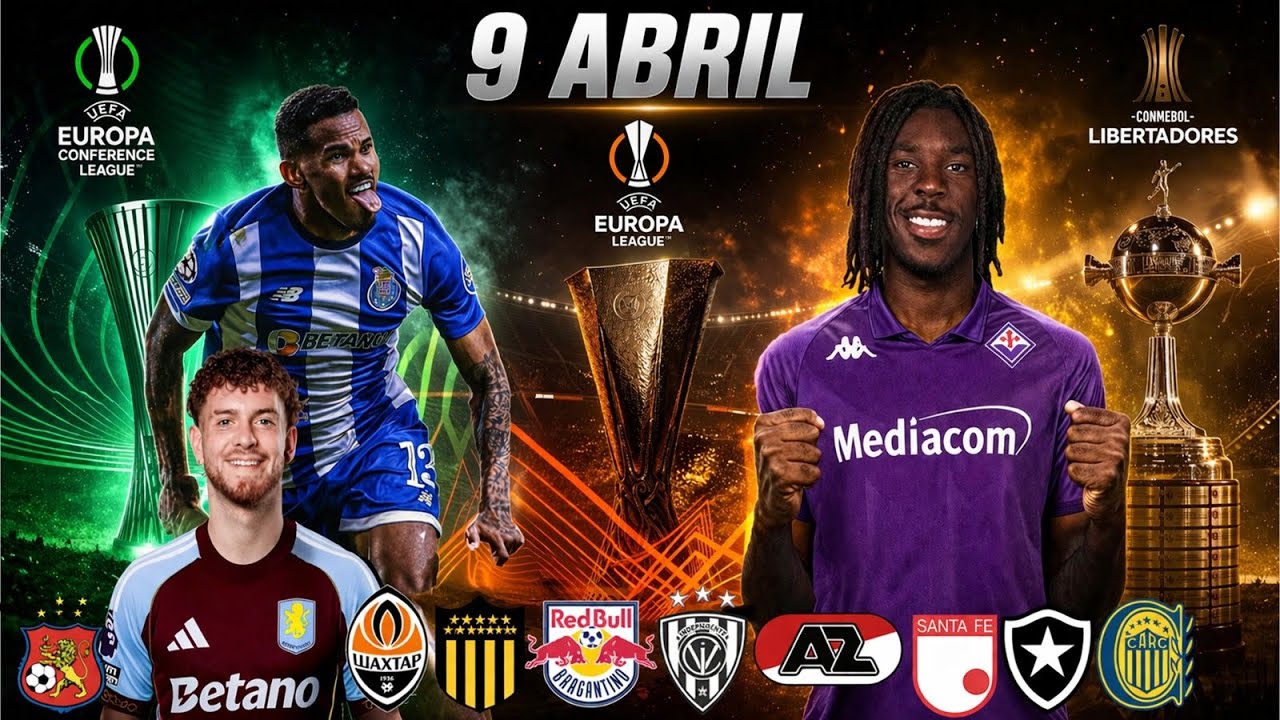 Pron&oacute;sticos deportivos Hoy 9 de abril🍀An&aacute;lisis futbol🍀UEFA Europa League 🍀Copa libertadores 