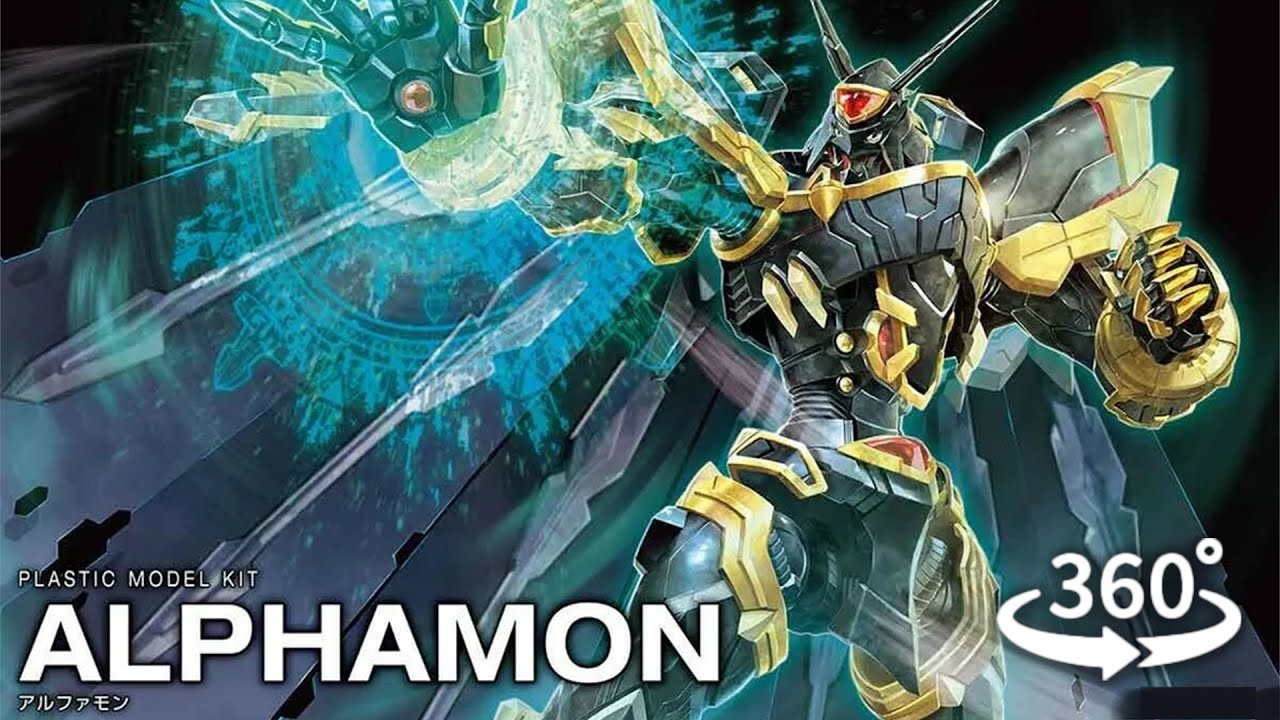 Полный обзор на 360° — детали говорят сами за себя. FIGURE-RISE STANDARD AMPLIFIED Alphamon Digimon