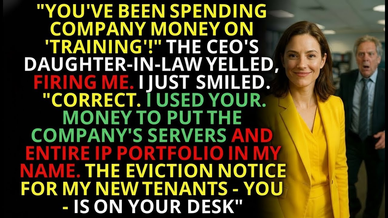 They Fired Me for 'Training' Fraud – I Evicted Them From Their Own Company 💼   #OfficeRevenge