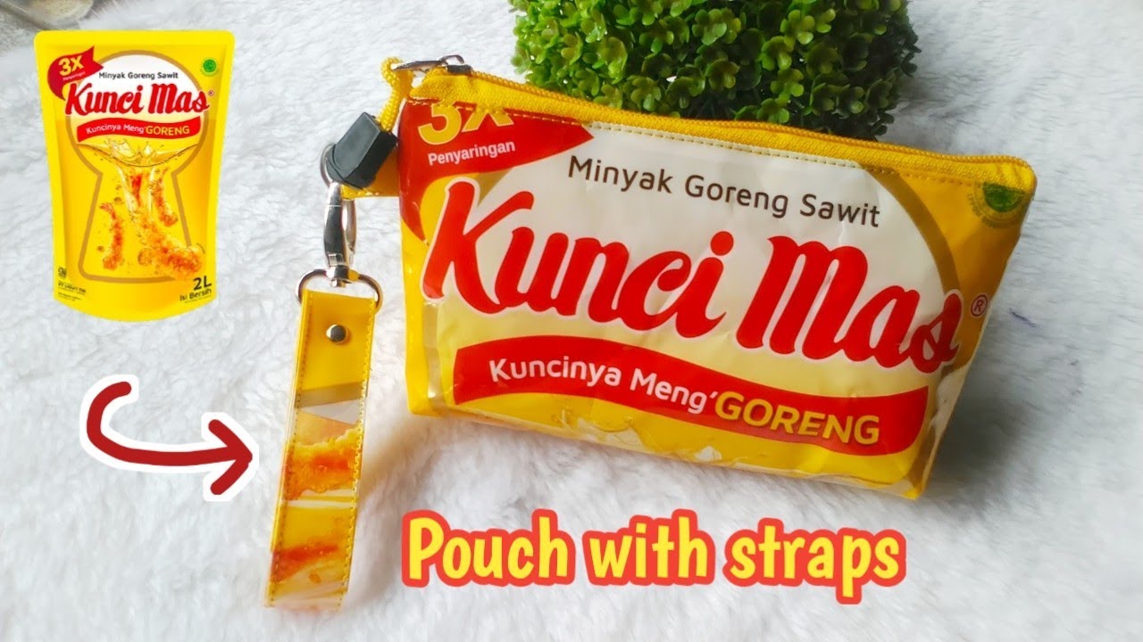 Pouch Dengan Tali | Pouch With Straps  | DIY kerajinan dari bekas minyak goreng