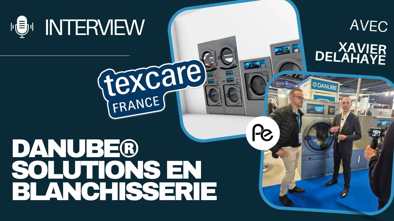 DANUBE au Texcare 2025 : laveuses, séchoirs, barrières & Laundry Kiosk