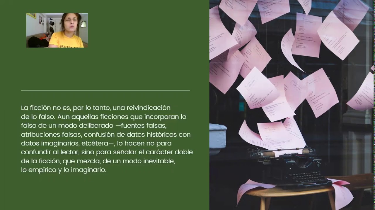 El concepto de ficción. Saer