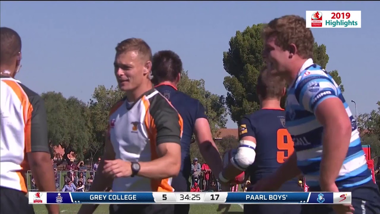 2019 Grey College vs Paarl Boys High Highlights