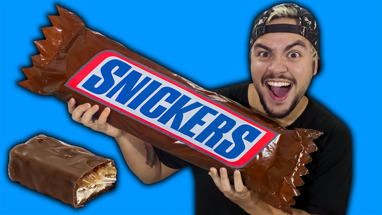 CHOCOLATE SNICKERS GIGANTE (MAIOR DO MUNDO)