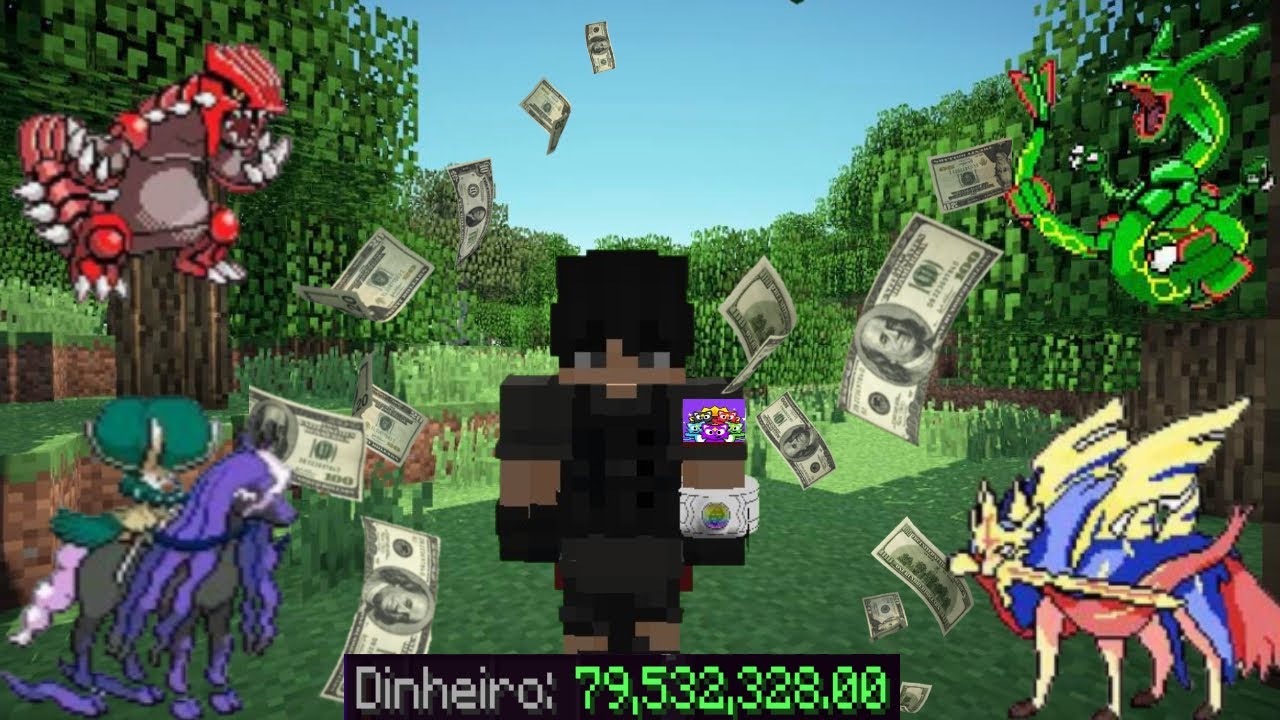 COMO FICAR RICO NO PIXELMON BRASIL!!!!