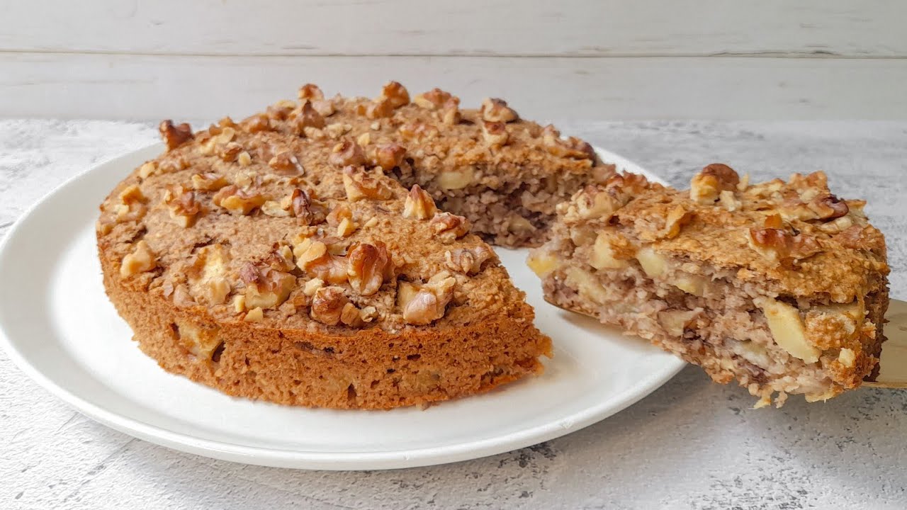 1 чашка овсянки и 2 яблока🍏 Такого вкусного торта вы еще не ели! БЕЗ сахара, БЕЗ муки!