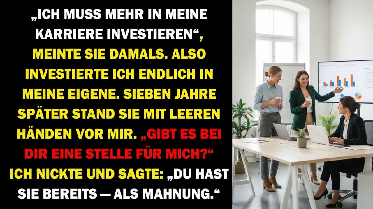 🔥Sie verließ mich für ihre Karriere – Jahre später bat sie mich um einen Job🔥