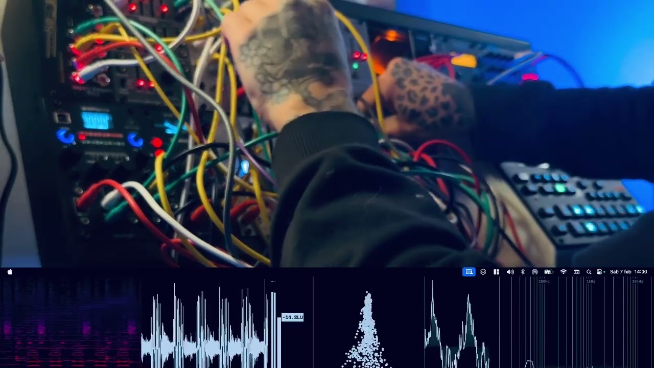 Digitakt + modular synth 