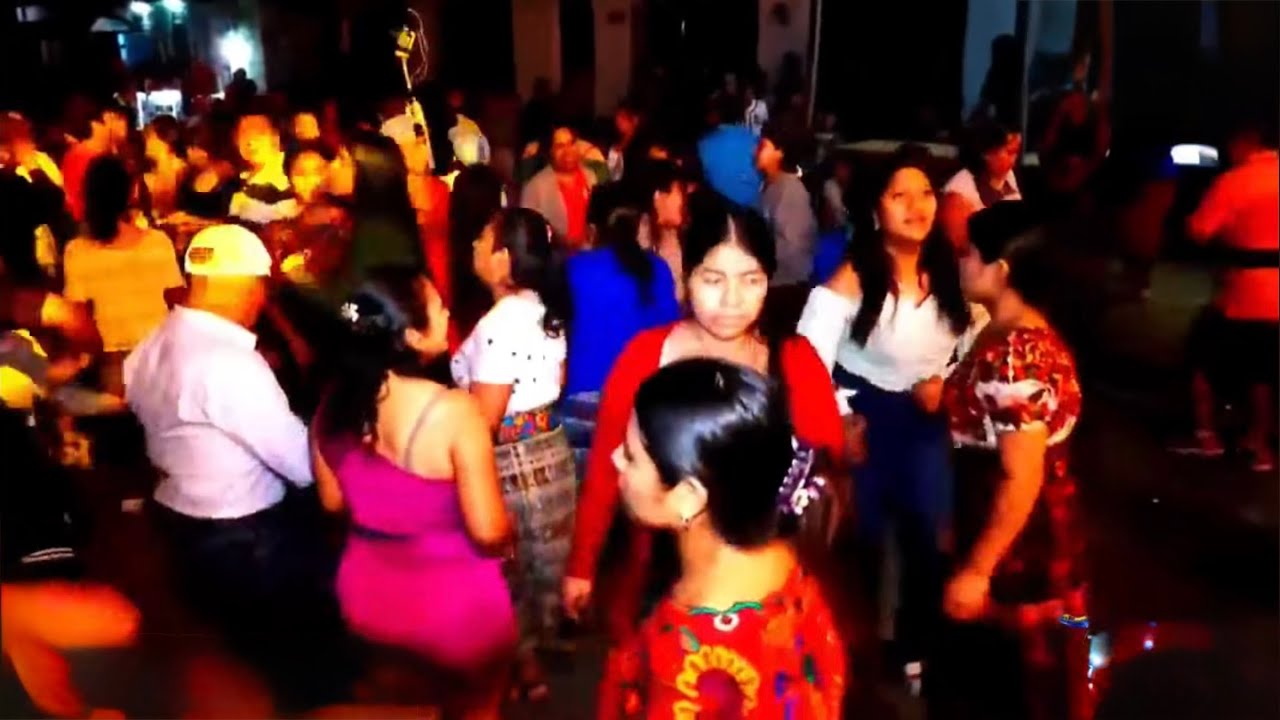 Los Alegres de Zunil - baile social en El Palmar Quetzaltenango