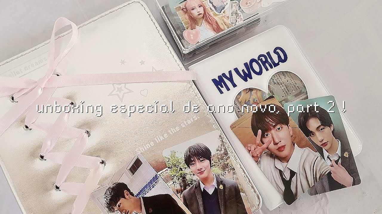 ⋆.𐙚 ̊unboxing especial de ano novo, part 2 ! | kpop haul