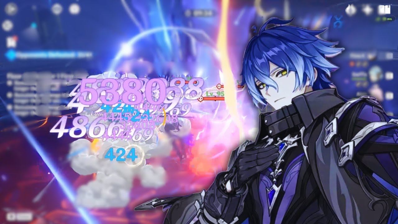 Abyss 6.2 Luna III | TOP 1 Electro DPS? F2P C0R0 Flins 139s continuous run  -  Top Half