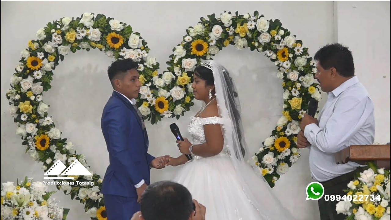 Matrimonio de Jeyson Alomoto y Génesis Lema - Iglesia Esperanza de Liberación