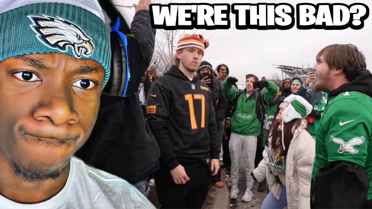 EightSixoKris отреагировал на троллинг фанатов Eagles в Филадельфии!