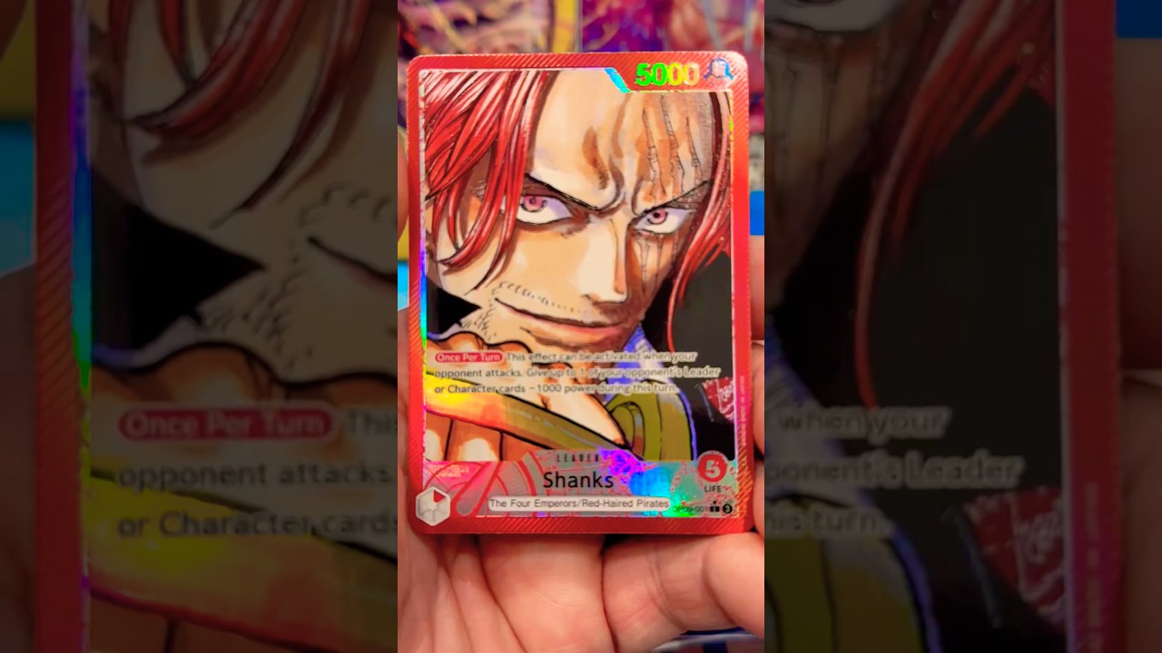 Rate it or Hate it! (One Piece Shanks Leader Alt Art) #onepiece #onepiecetcg