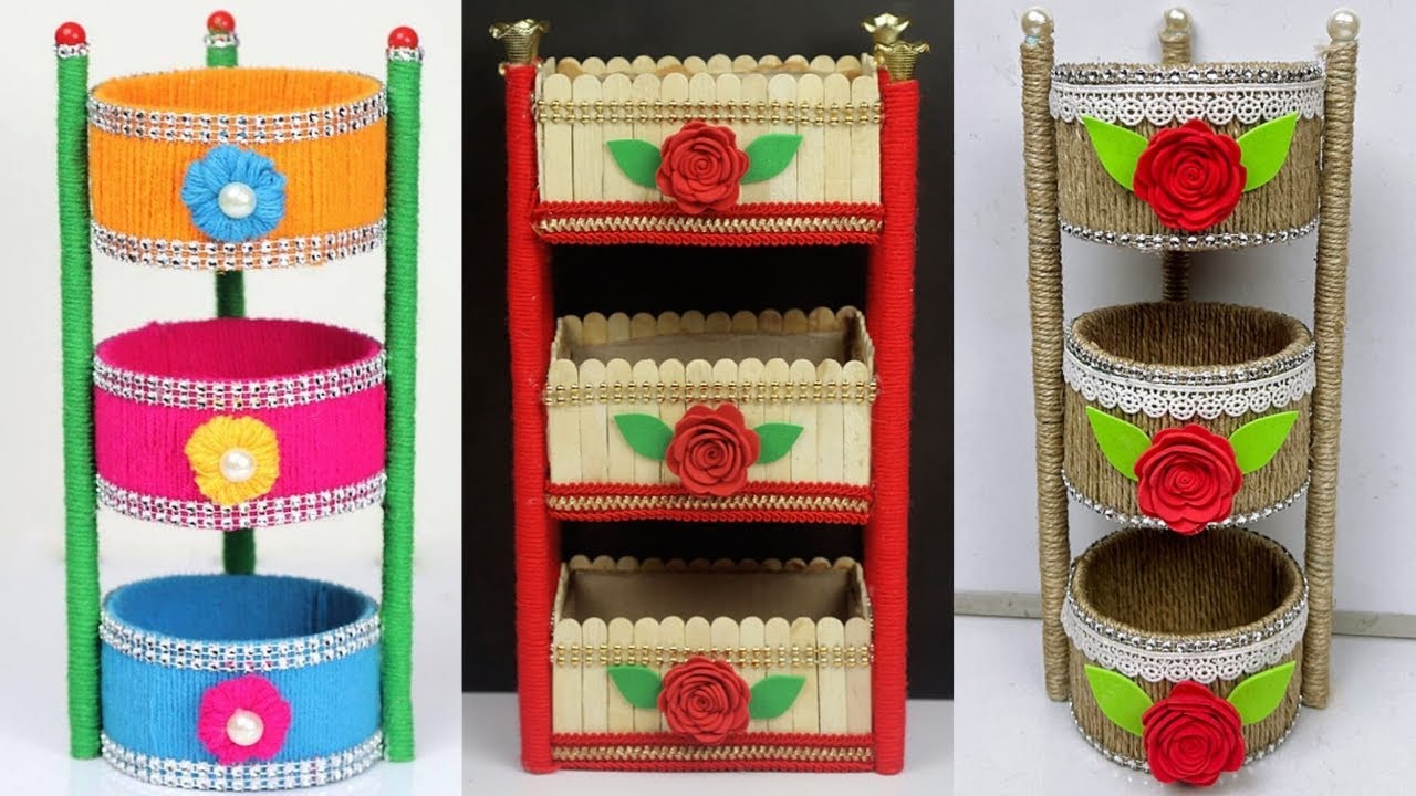 3 Multi-Purpose Organizer DIY Ideas With Waste Materials | Best Out of Waste | Organizer DIY Ideas 