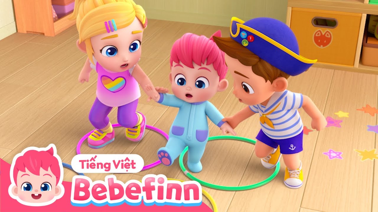 C&ugrave;ng nhau bước đều! | Tập07 | Walking Walking | Hoạt h&igrave;nh 3D | Bebefinn Tiếng Việt - Nhạc thiếu nhi