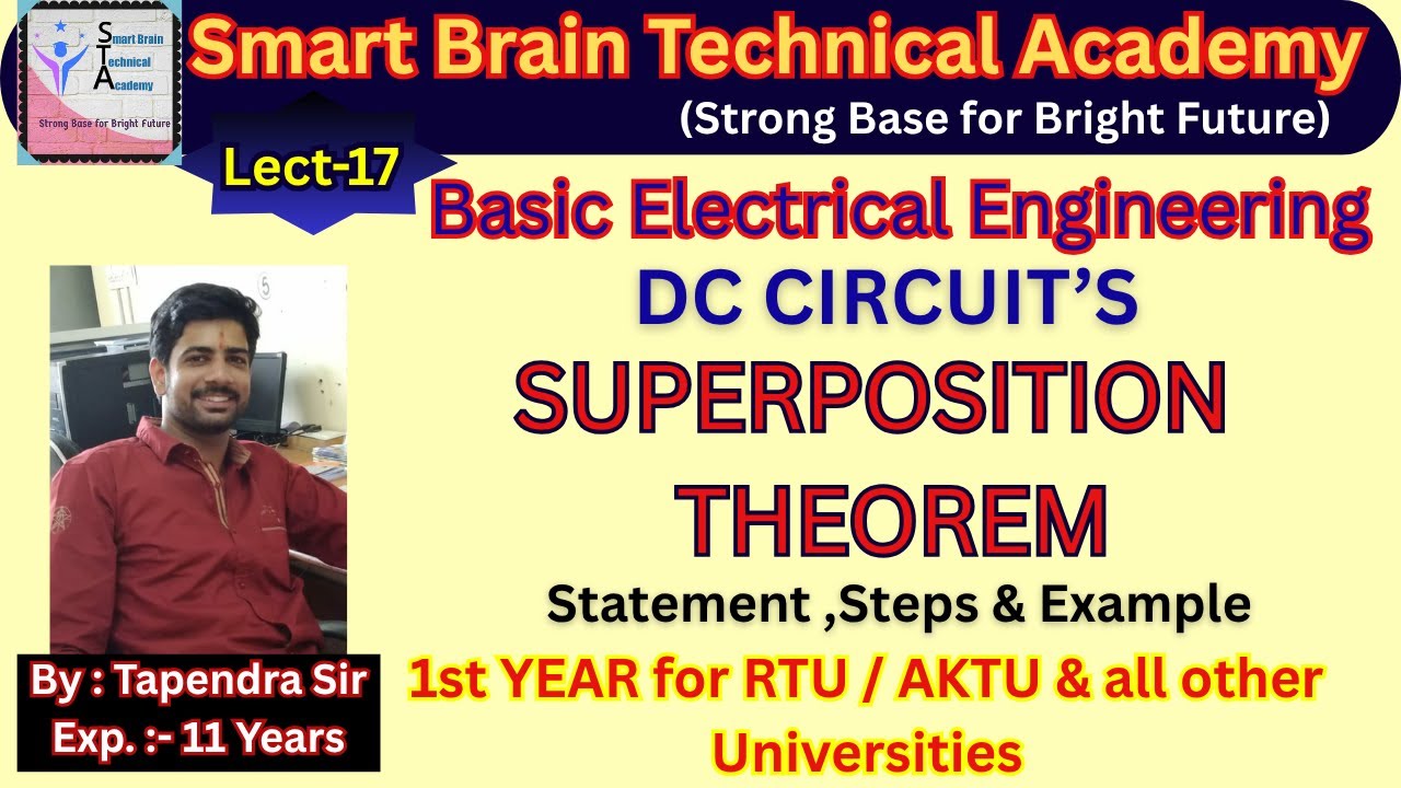 Superposition Theorem || Superposition Theorem Problem #circuittheorem  #networktheorems